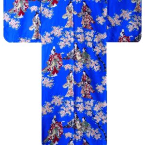Flower Viewing - yukata - intens blå
