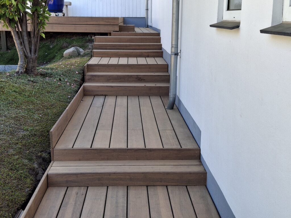 Bambusdanmark - billede trappe nedefra