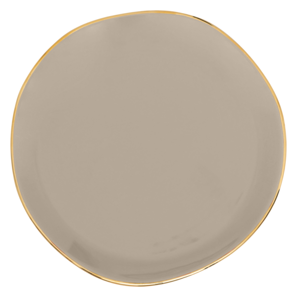 Urban Nature Culture "Good Morning Plate" gray Ø17cm