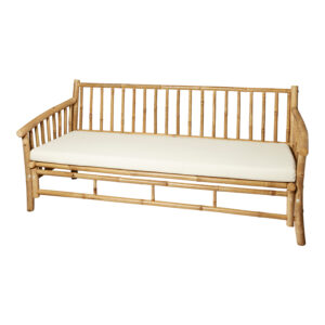 Bambus sofa m. hynde - 3 personer