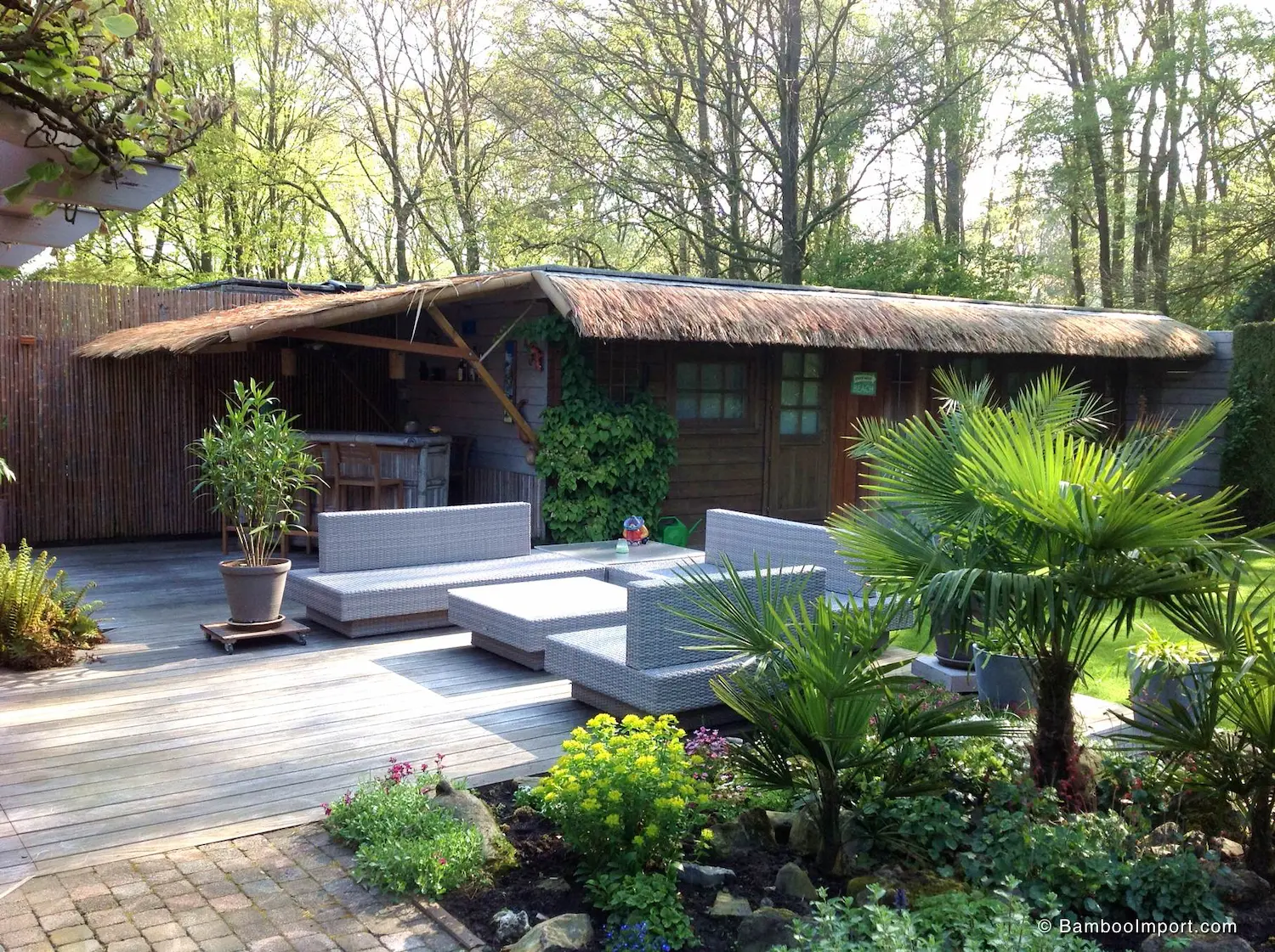 Palmestråtag 1 m. - Billede 2