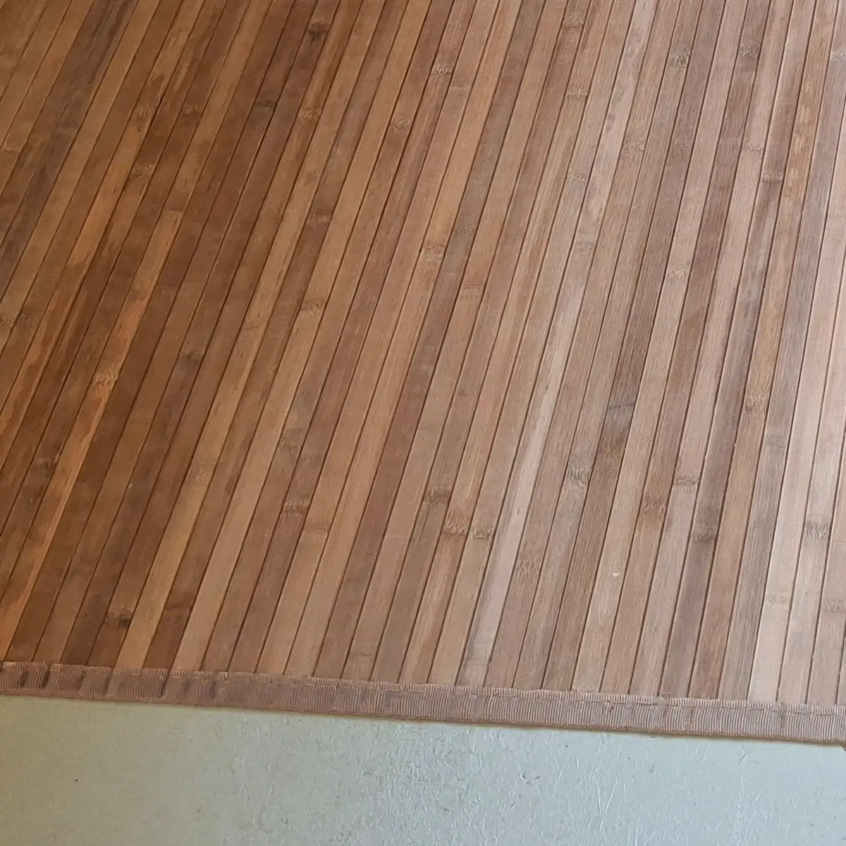 Gulvtæppe, Bambus, Brede Lameller