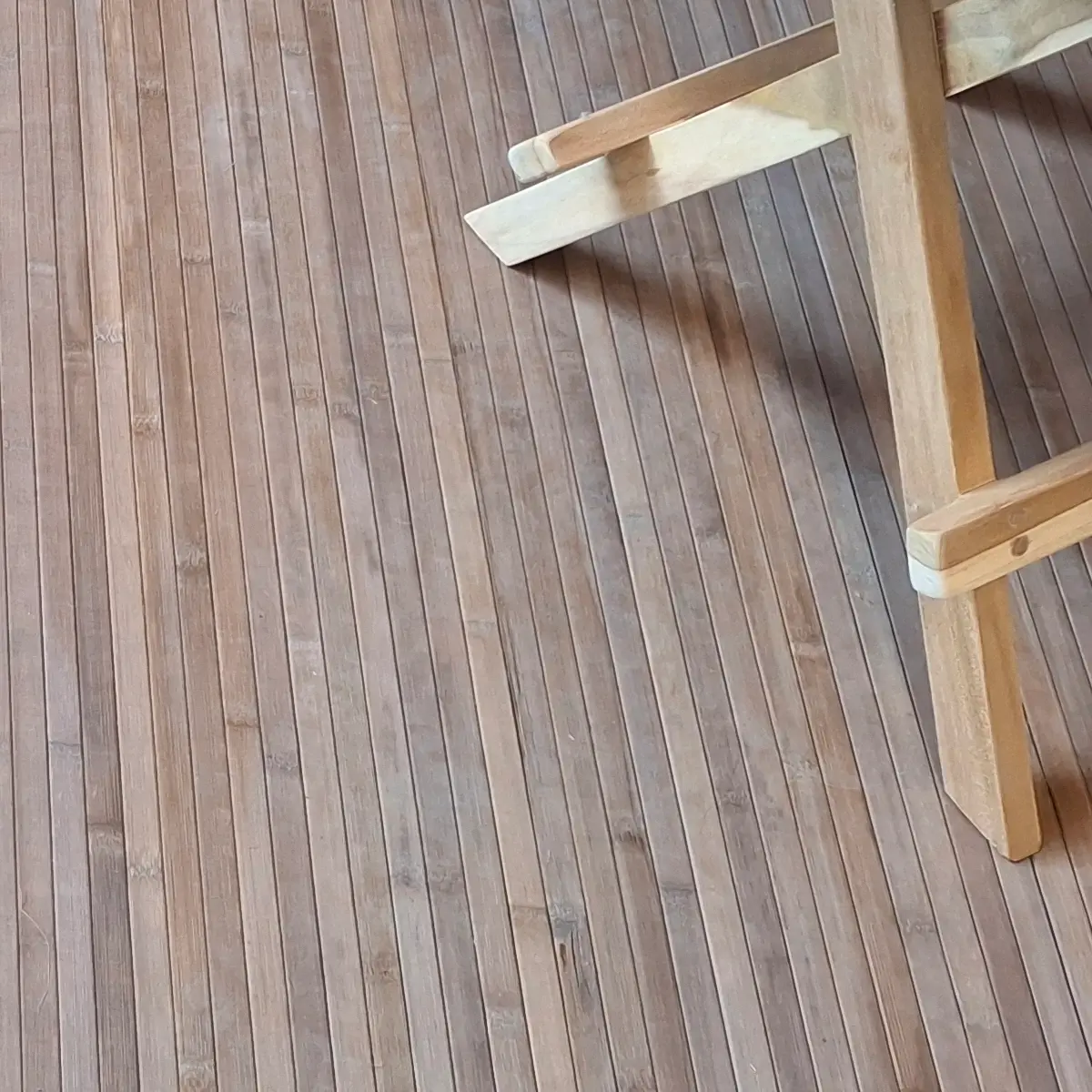 Gulvtæppe, Bambus, Brede Lameller - Billede 2