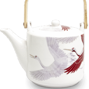 Tekande med trane motiv