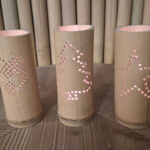 Japanske bambus lamper