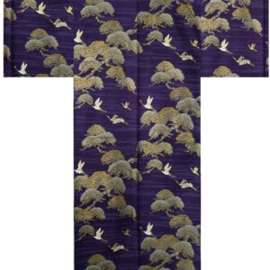 Pine & Crane  - Navy yukata