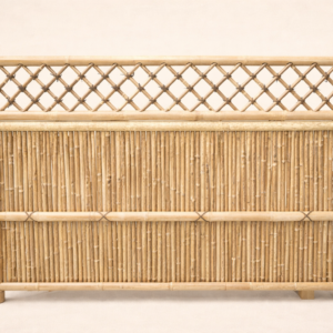 Hegn med dekoration lys bambus