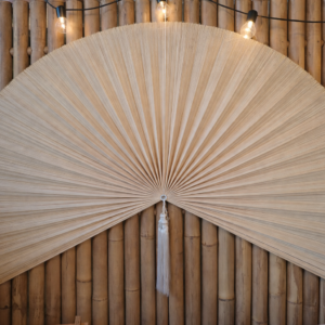 Bambus vifte lys