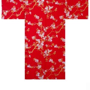 Cherry blossom & butterfly - happy coat rød