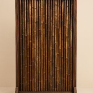 Bambushegn mørkt til afskærmning - på fødder.