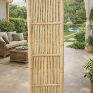 Bambushegn lys til afskærmning