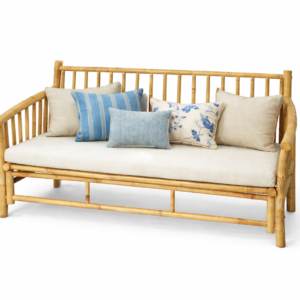 Bambus sofa m. hynde - 2 personer