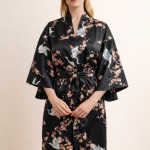 "Plum & Crane" yukata lang