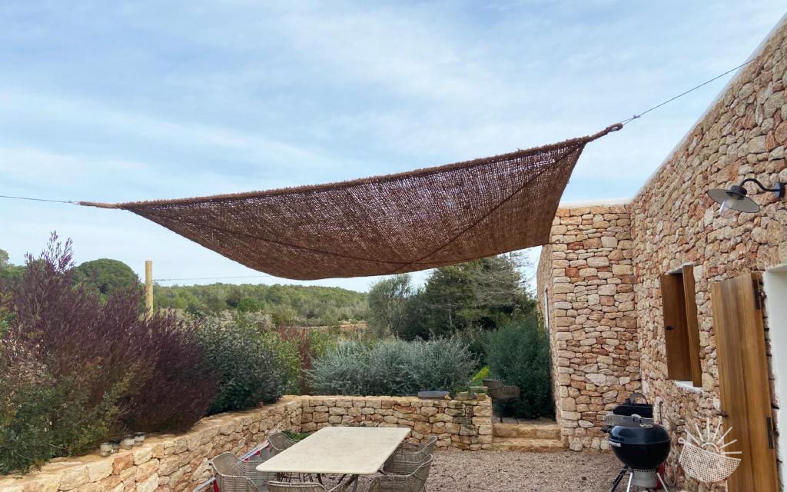 Bambusdanmark model 2 solskærm kokus