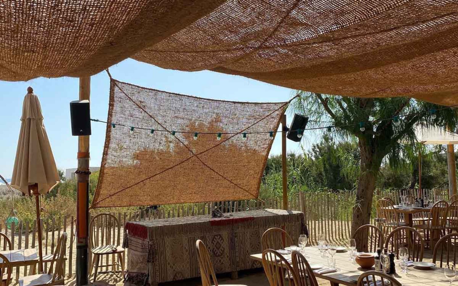 Bambusdanmark model 2 x solskærm