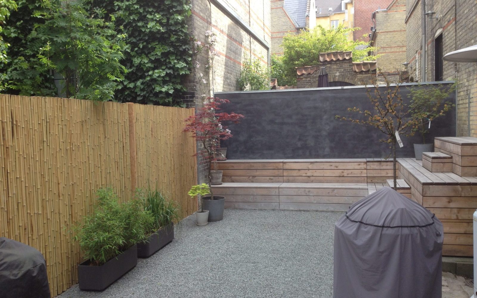 Opsætning af hegn Kartoffelrækkerne