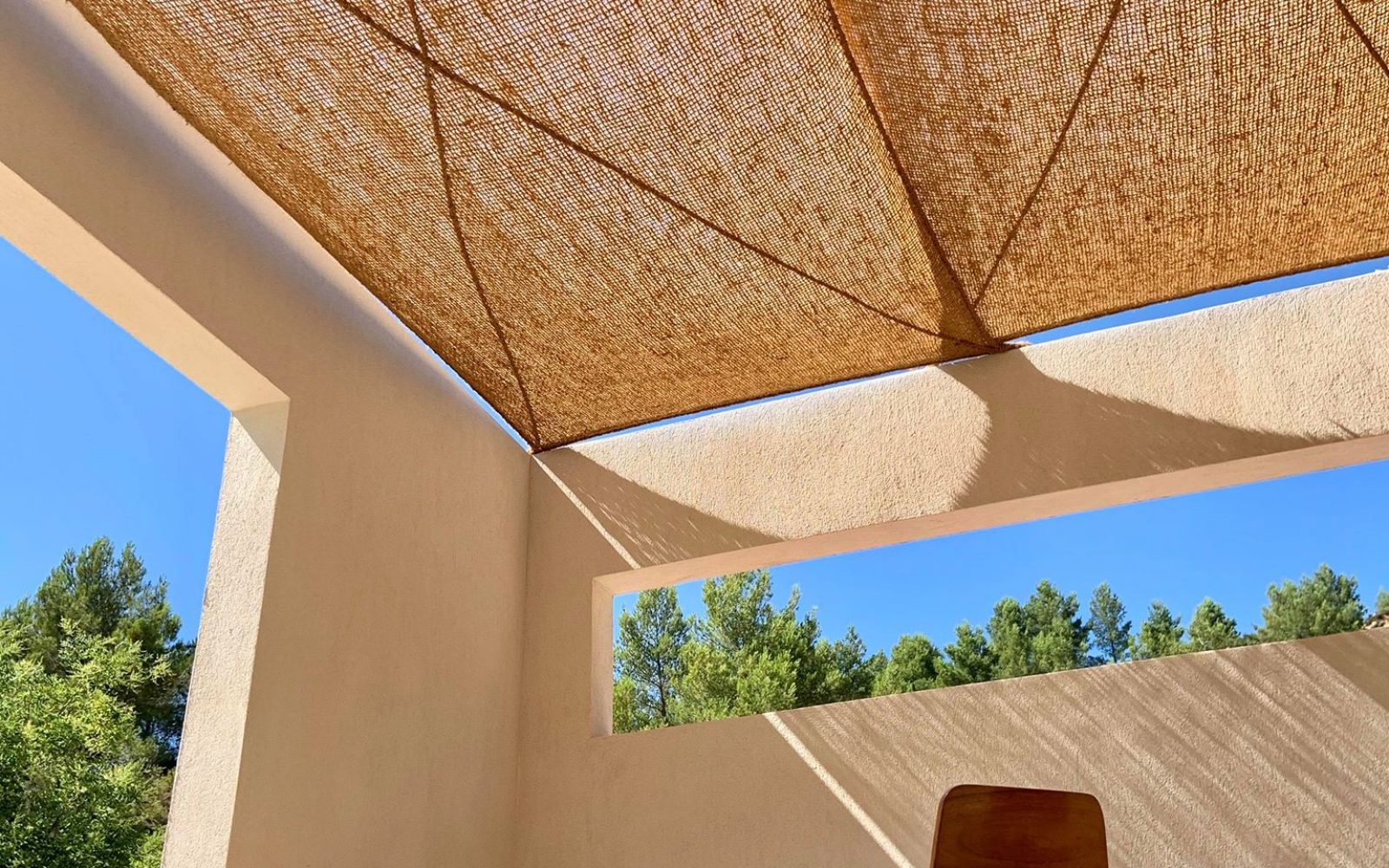 Solskærm Vævet Kokosfibre Model2 11