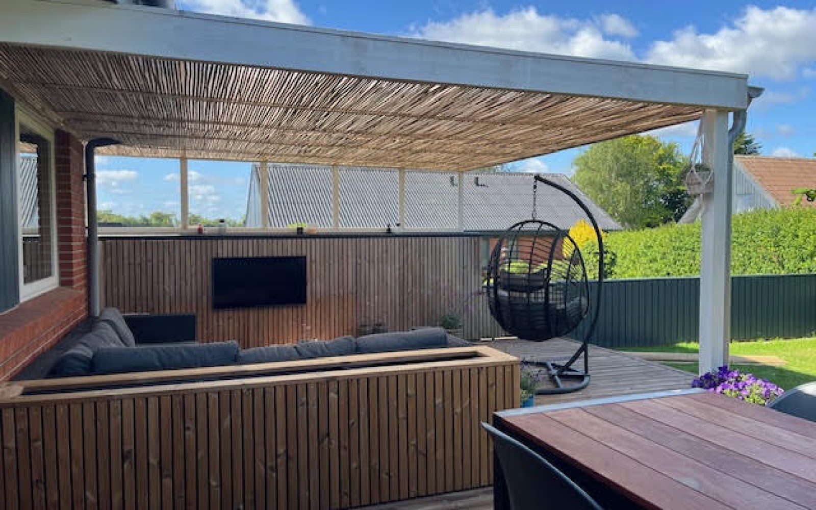 Splitbambus som undertag - 1