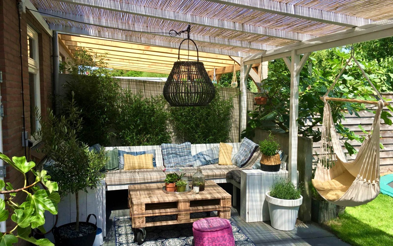 splitbambus som overdækning